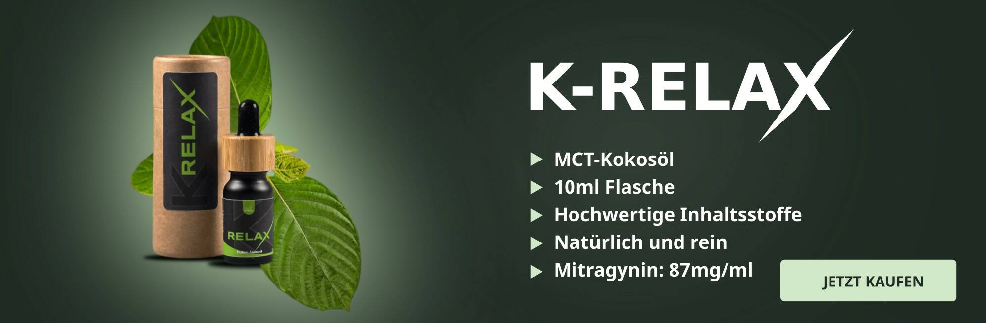 Kratom Öl kaufen - K-Relax Kratom Extrakt