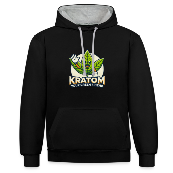 Kontrast-Hoodie Your Green Friend