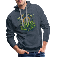 Männer Premium Hoodie - Kratom Meditation