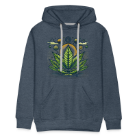 Männer Premium Hoodie - Kratom Meditation