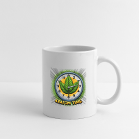 Tasse einfarbig weiß - Kratom Time Tasse