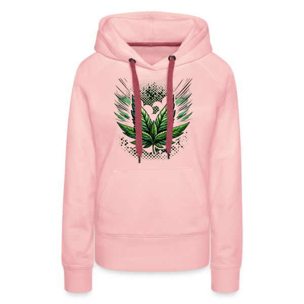 Frauen Premium Hoodie - Kratom Wings