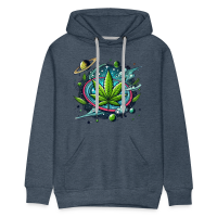 Männer Premium Hoodie - Cannabis Galaxy