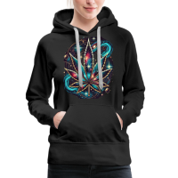 Frauen Premium Hoodie - Cosmic Weed