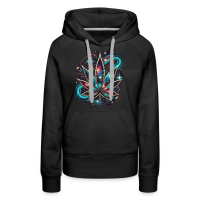 Frauen Premium Hoodie - Cosmic Weed