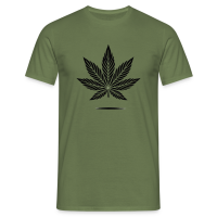 Männer T-Shirt - Black Leaf