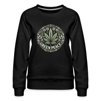 Frauen Premium Pullover - Green Peace