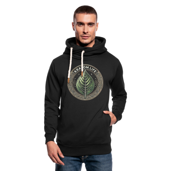 Unisex Schalkragen Hoodie