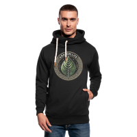 Unisex Schalkragen Hoodie