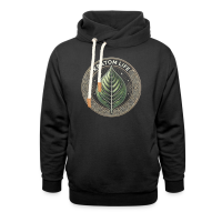 Unisex Schalkragen Hoodie